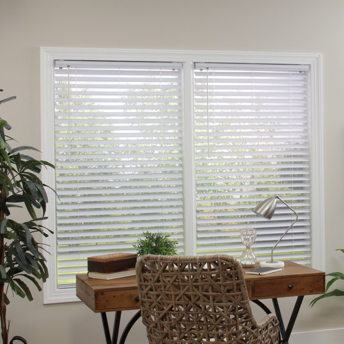 Latitude Run® Room Darkening White Blind & Reviews